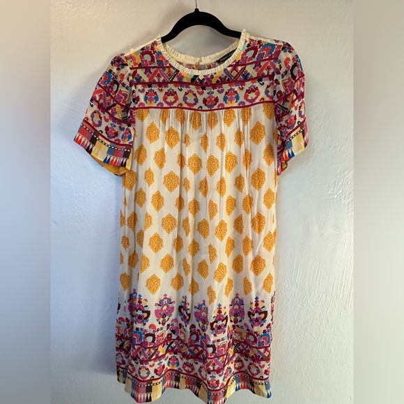 Anthropologie Tanvi Kedia Multicolor Shift Dress Size XS - Picture 4 of 5